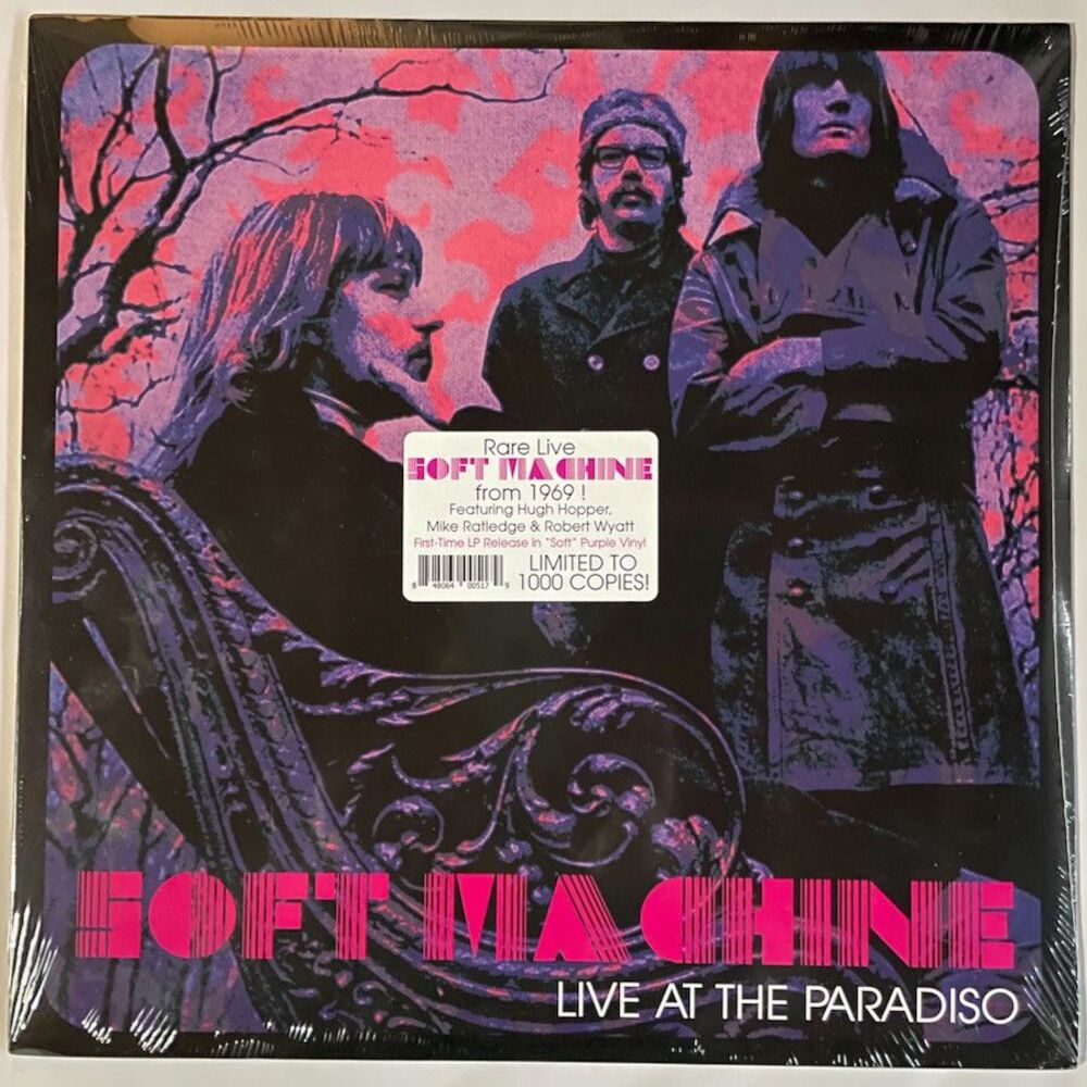 Soft Machine NEW Live At The Paradiso 1969 Limited Purple Vinyl Real Gone 2017